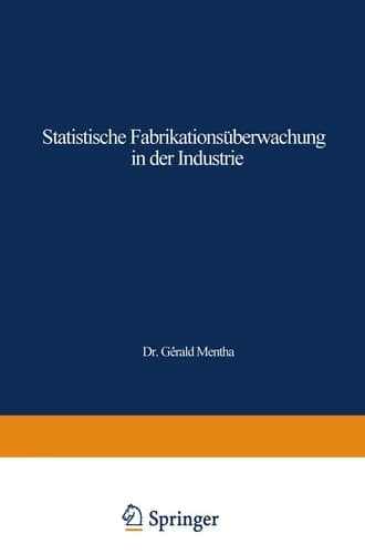 Statistische Fabrikationsüberwachung in der Industrie Columbia-Abnahmestichprobenpläne und Kontrollkartenverfahren