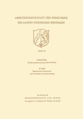 Ultrakurzwellenstrahlung aus dem Weltraum. Bemerkenswerte Doppelsterne und das Problem der Sternentwicklung