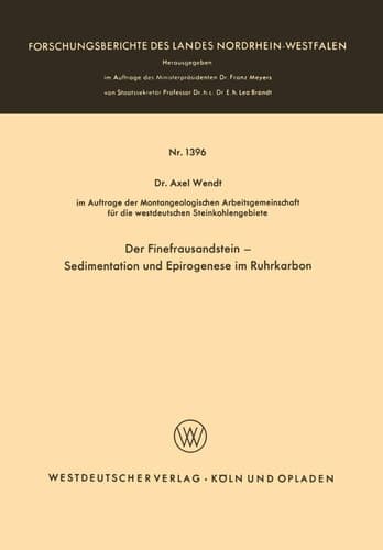 Der Finefrausandstein — Sedimentation und Epirogenese im Ruhrkarbon