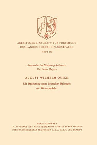 Die Bedeutung eines deutschen Beitrages zur Weltraumfahrt