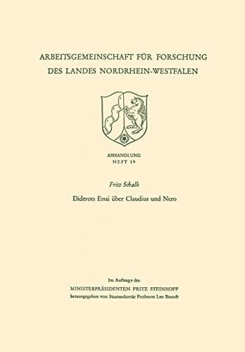 Diderots Essai über Claudius und Nero (German Edition)