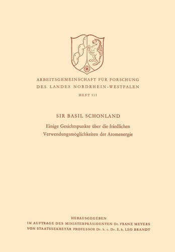 Einige Gesichtspunkte über die friedlichen Verwendungsmöglichkeiten der Atomenergie