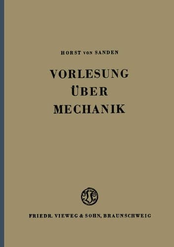 Vorlesung über Mechanik (German Edition)
