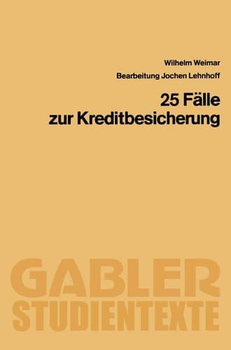 25 Fälle zur Kreditbesicherung
