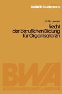 Recht der beruflichen Bildung für Organisatoren