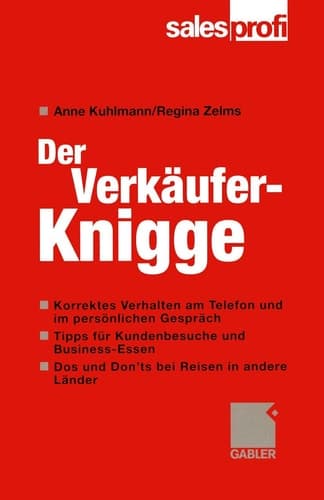 Der Verkäufer-Knigge Money machen mit Manieren