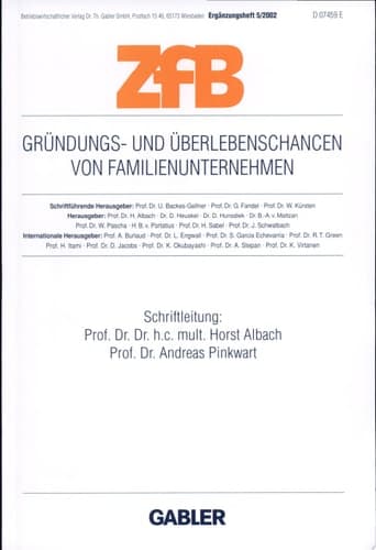 Gründungs- und Überlebenschancen von Familienunternehmen