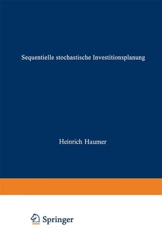 Sequentielle stochastische Investitionsplanung