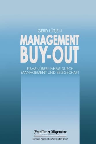 Management Buy-out Firmenübernahme durch Management und Belegschaft
