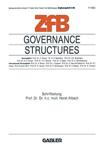 Governance Structures Umbruch in der Führung von Großunternehmen
