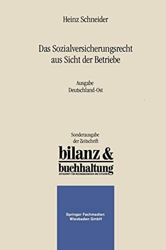 Das Sozialversicherungsrecht aus Sicht der Betriebe Ausgabe Deutschland-Ost