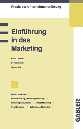 Einführung in das Marketing Begriff Marketing / Marktforschung, Marketingforschung / Marketinginstrumente / Direct Marketing, New Marketing / Zukünftiges Marketing