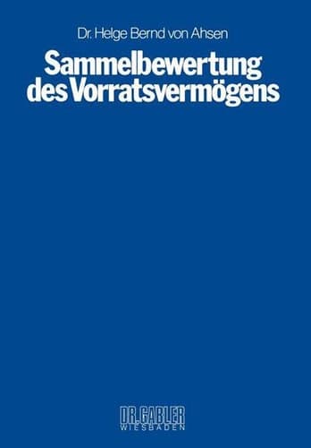 Sammelbewertung des Vorratsvermögens