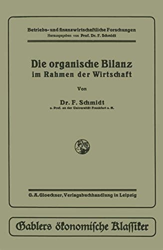 Die organische Bilanz im Rahmen der Wirtschaft