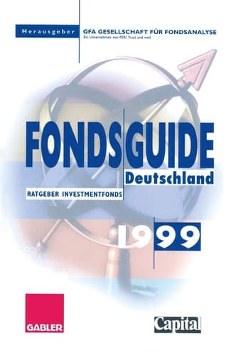 FondsGuide Deutschland 1999 Ratgeber Investmentfonds