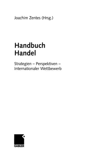 Handbuch Handel