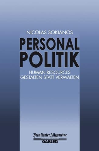 Personal Politik Human Resources Gestalten Statt Verwalten