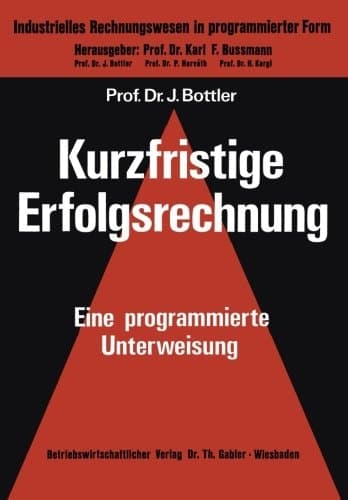 Kurzfristige Erfolgsrechnung eine programmierte Unterweisung