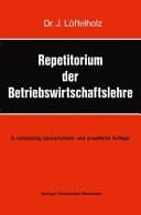 Repetitorium der Betriebswirtschaftslehre