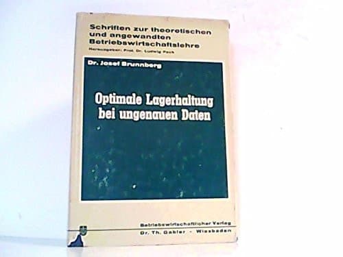 Optimale Lagerhaltung bei ungenauen Daten