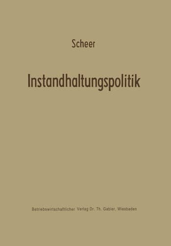 Instandhaltungspolitik