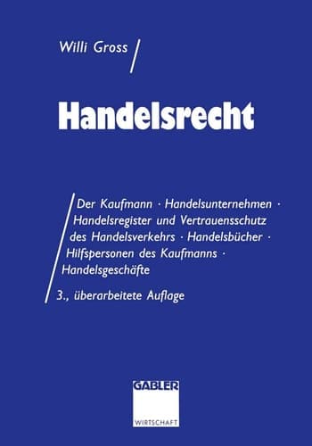 Handelsrecht Fall · Systematik · Lösung
