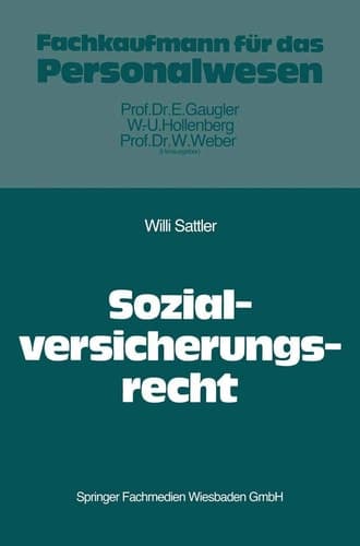 Das Recht der Sozialversicherung (German Edition)