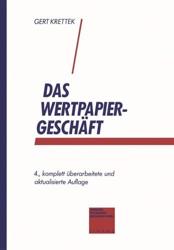 Das Wertpapiergeschäft Basiswissen für Auszubildende und Einsteiger