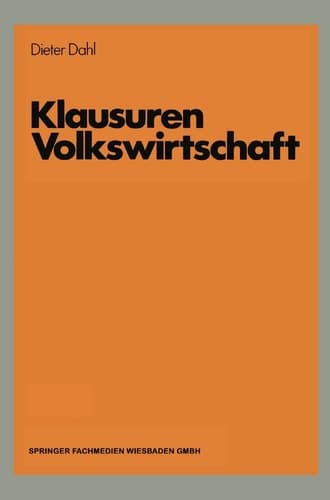 Klausuren Volkswirtschaft VWL-Übungen Aufgaben mit Lösungen