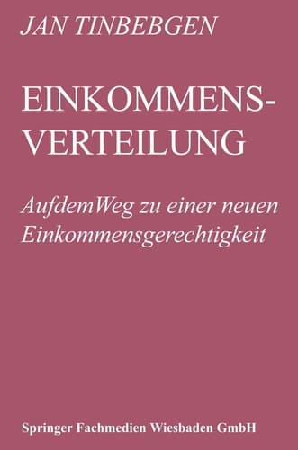 Einkommensverteilung Auf dem Weg zu einer neuen Einkommensgerechtigkeit