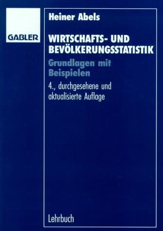 Wirtschafts- und Bevölkerungsstatistik Grundlagen mit Beispielen