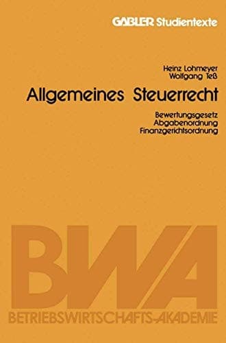 Allgemeines Steuerrecht