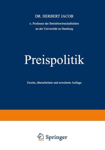 Preispolitik (German Edition)