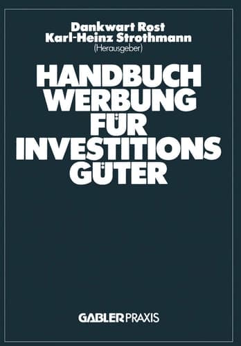Handbuch Werbung für Investitionsgüter