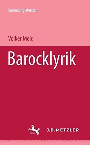 Barocklyrik (Sammlung Metzler) (German Edition)