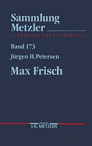 Max Frisch (Sammlung Metzler) (German Edition)