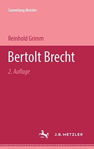 Bertolt Brecht (Sammlung Metzler) (German Edition)
