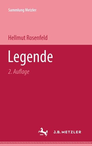 Legende (Sammlung Metzler) (German Edition)