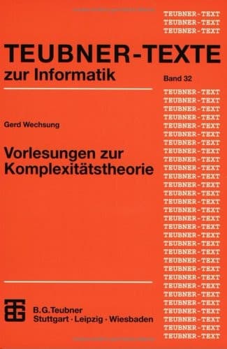 Vorlesungen zur Komplexitätstheorie