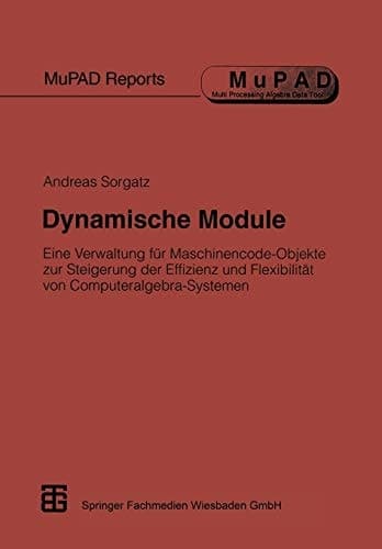 Dynamische Module Eine Verwaltung für Maschinencode-Objekte zur Steigerung der Effizienz und Flexibilität von Computeralgebra-Systemen