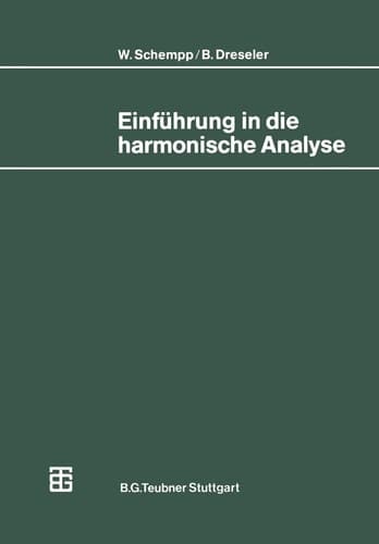 Einführung in die harmonische Analyse (Mathematische Leitfäden) (German Edition)