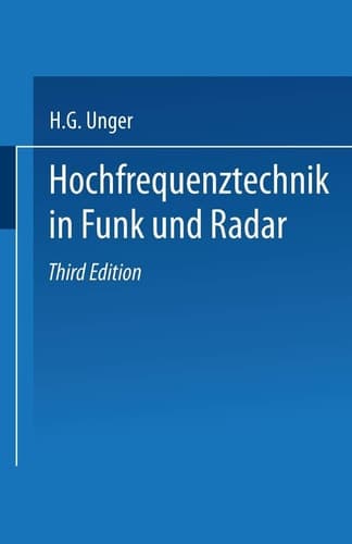Hochfrequenztechnik in Funk und Radar