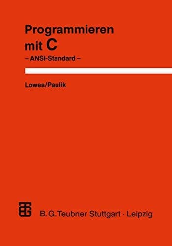 Programmieren mit C ANSI-Standard