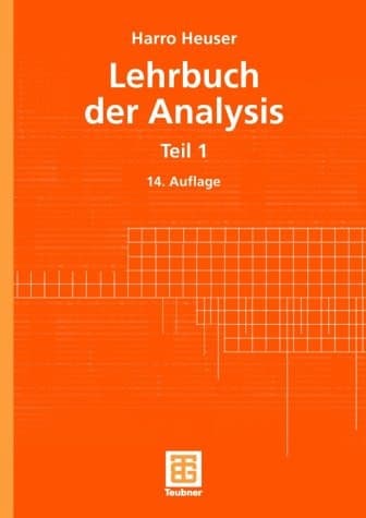 Lehrbuch der Analysis