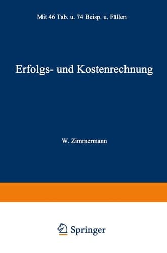 Erfolgs- und Kostenrechnung