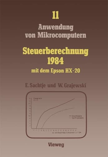 Steuerberechnung 1984 mit dem Epson HX-20