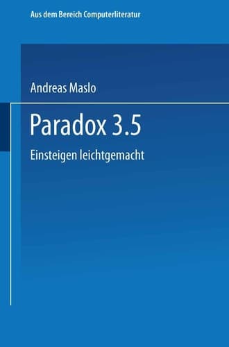Paradox 3.5 Einsteigen leichtgemacht