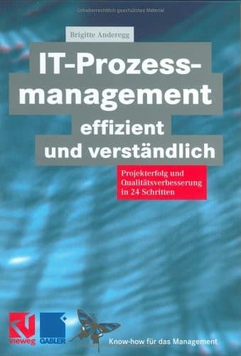 IT-Prozessmanagement effizient und verständlich Projekterfolg und Qualitätsverbesserung in 24 Schritten