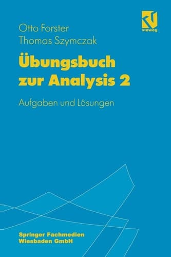 Übungsbuch zur Analysis 2 Aufgaben und Lösungen