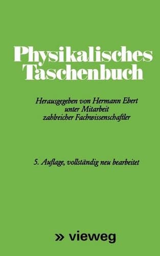Physikalisches Taschenbuch